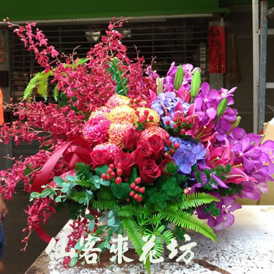 【A-548】拜拜盆花,供佛盆花,還願盆花,盆花設計,拜神祈福盆花