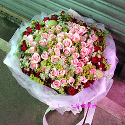 【R-036】花店精選:玫瑰花束.99朵玫瑰花束-幸福
