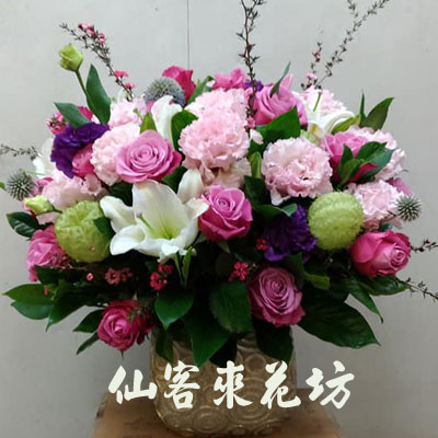 【A-518】祝賀盆花,桌上盆花,盆花設計,盆花推薦