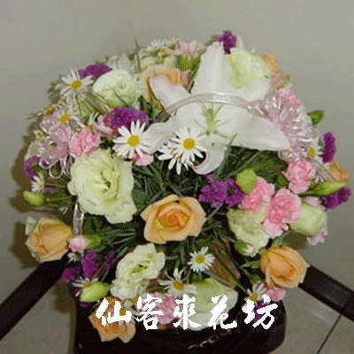 【B-037】傳情花束、浪漫情人花束、祝福生日花束-忠貞的愛