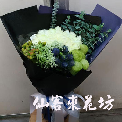 【R-310】花店精選:玫瑰花束傳情花束,浪漫情人花束,祝福生日花束-愛相隨