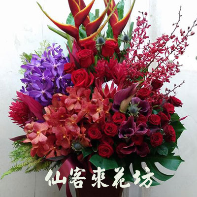【A-550】祝賀盆花,桌上盆花,盆花設計,盆花推薦